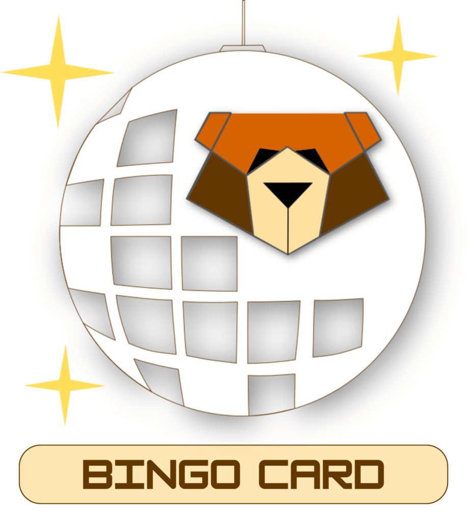 Bear Frolic 2025 Bingo Card